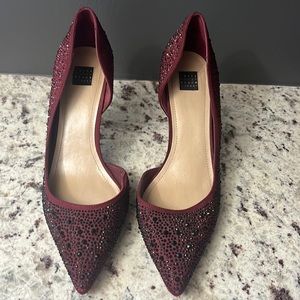 White House, Black market red ruby shoes size 9 1/2.